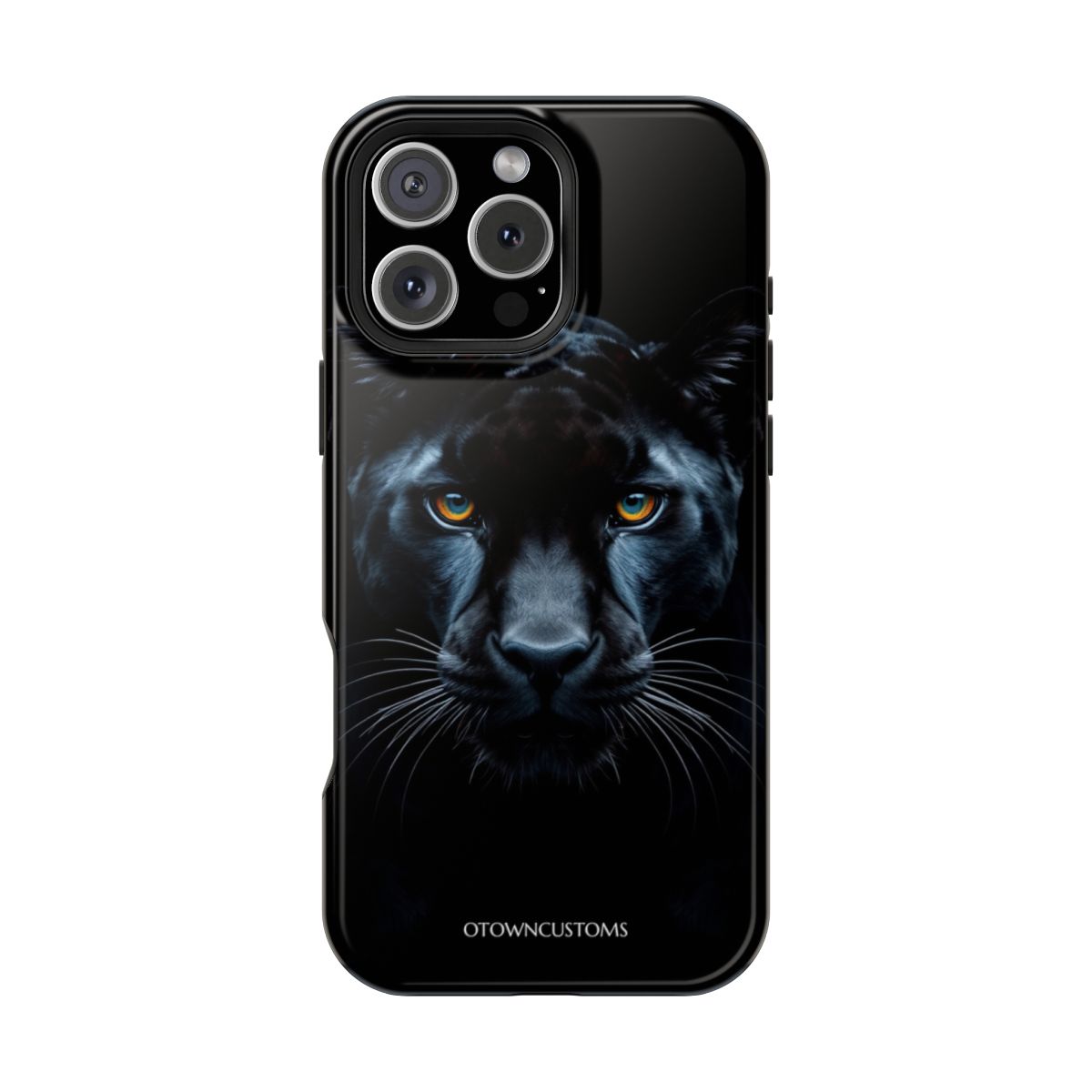 Obsidian Panther Portrait