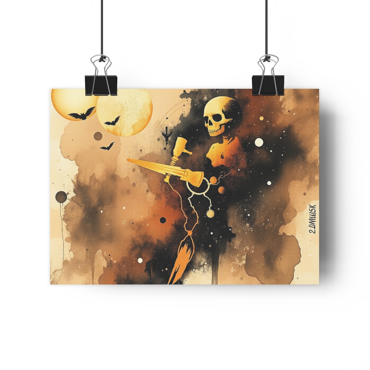 Amber residue — Fine art paper