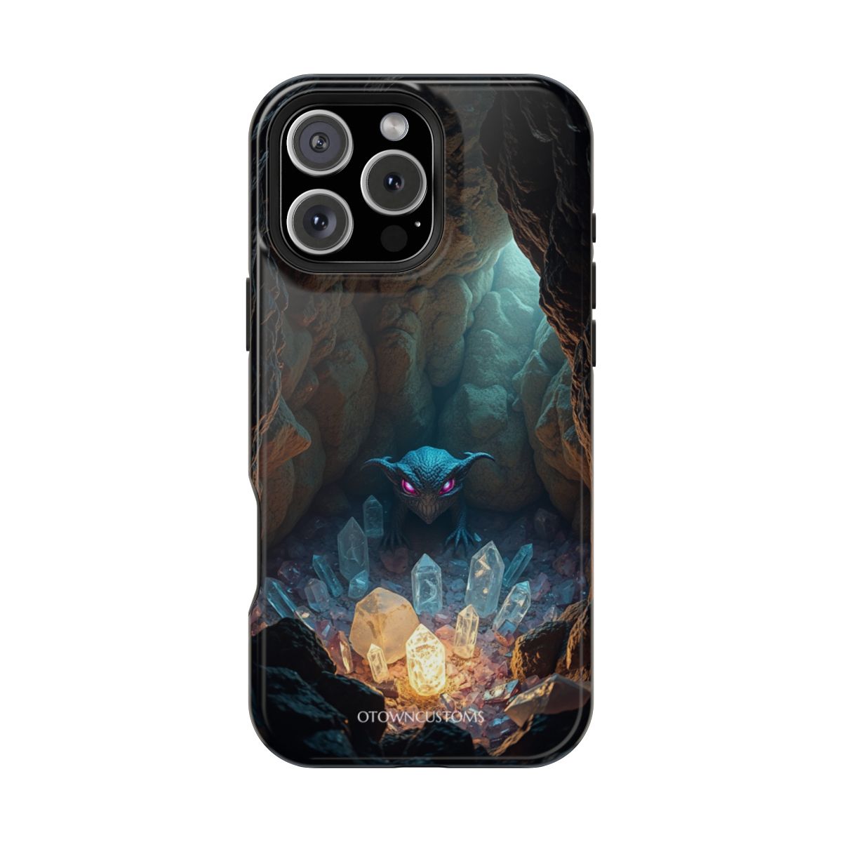 Phone Case: Crystal Cavern Creature