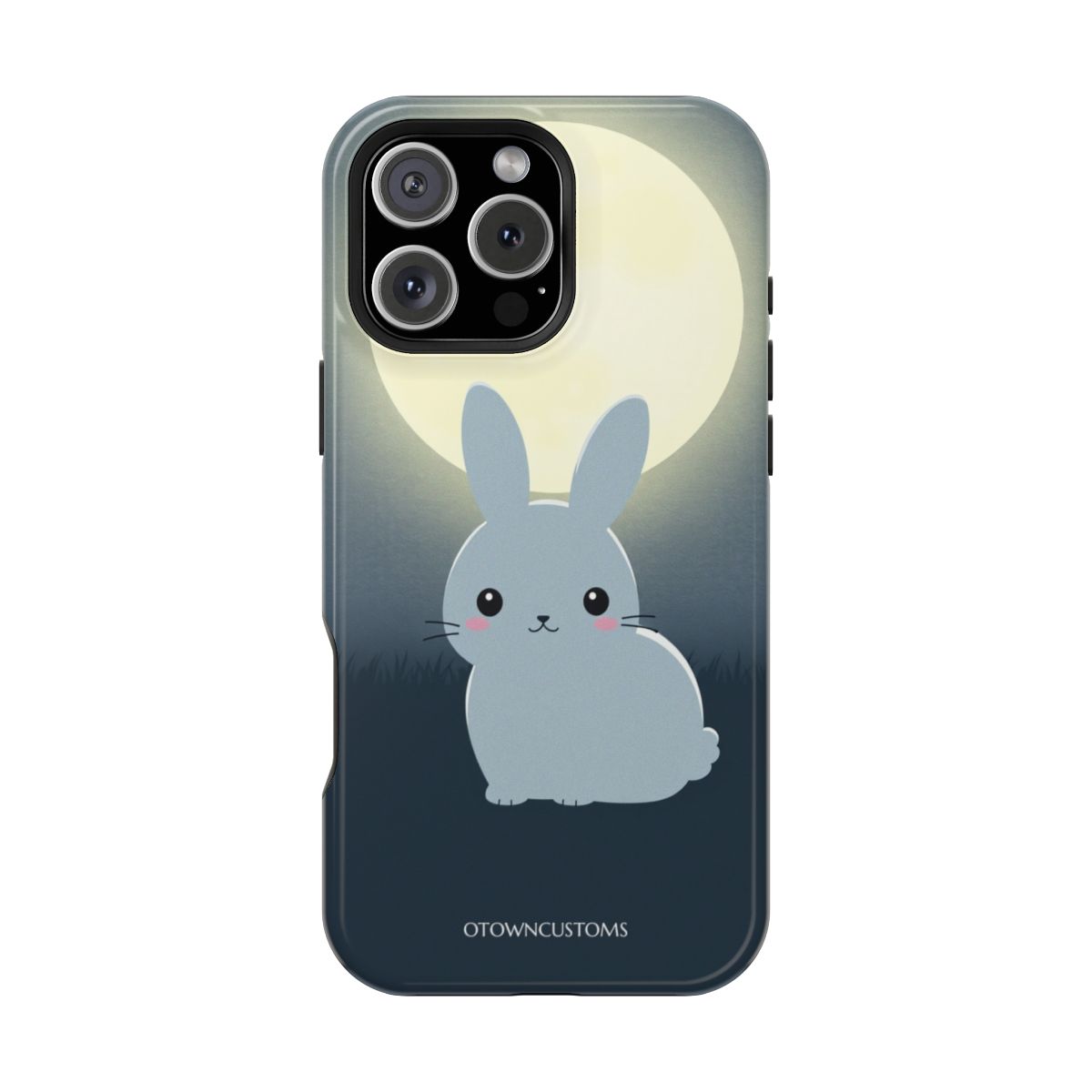 Cute Spooky Phone Case: Shadowy Rabbit