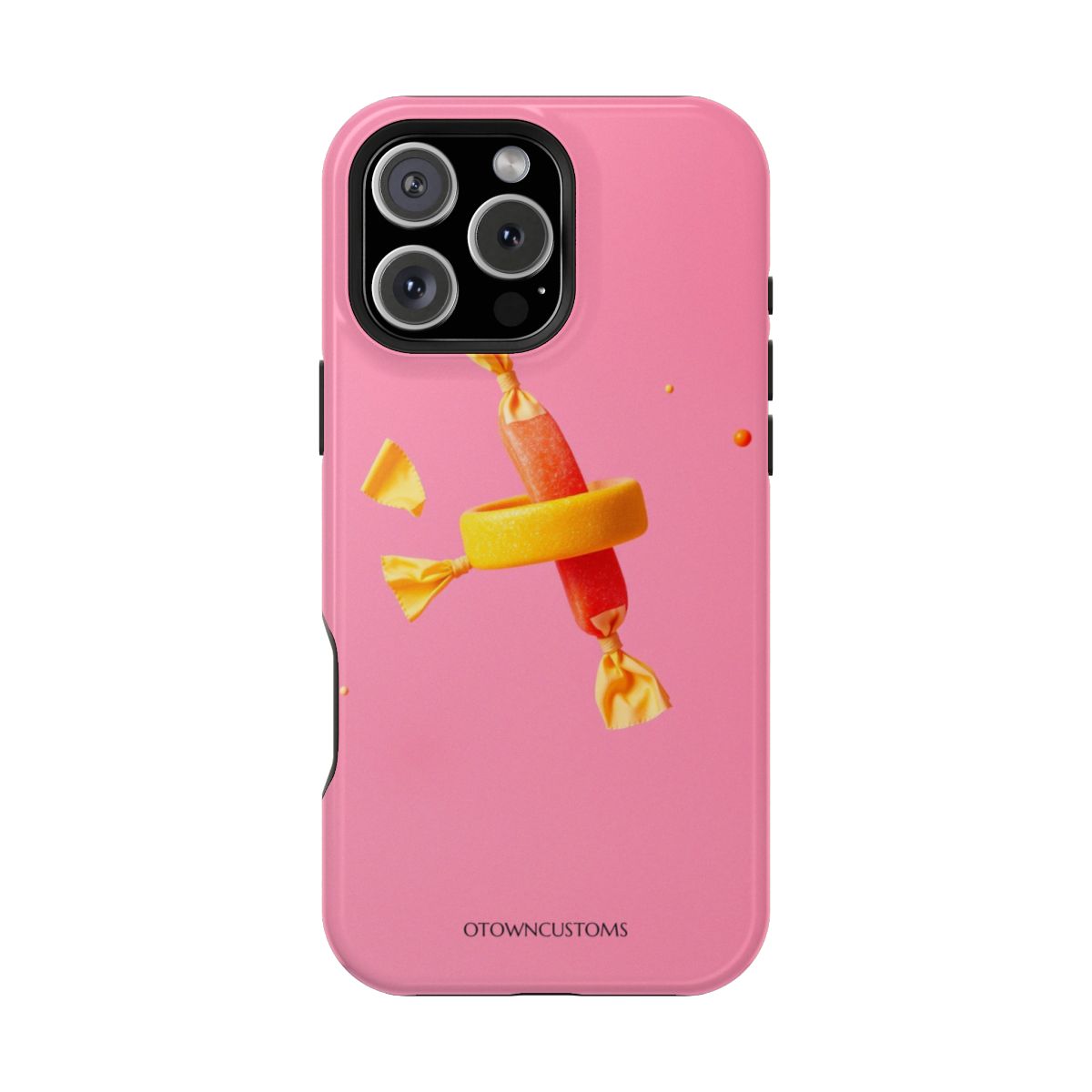Retro Candy Pop Phone Case: Floating Sour Belts
