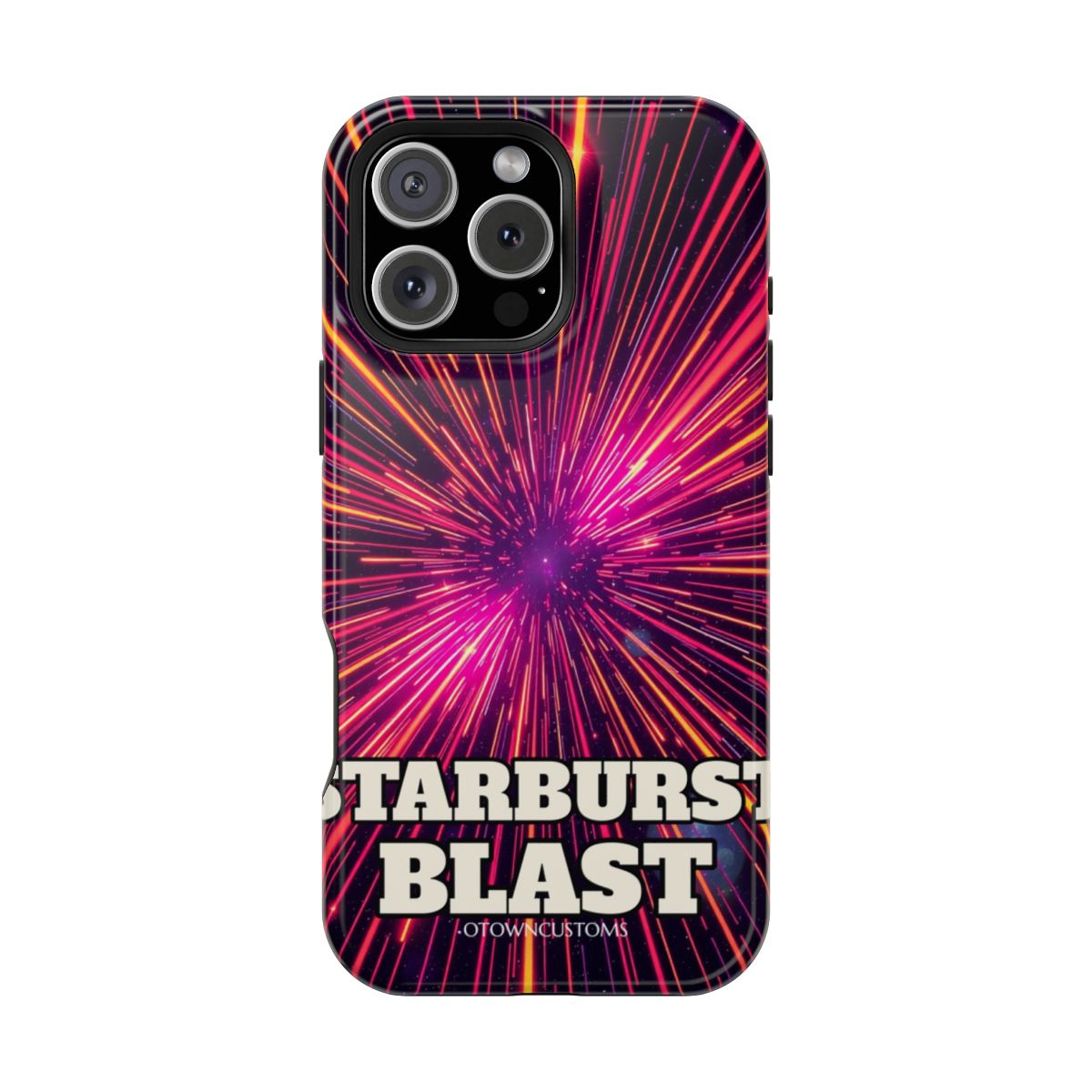Retro Candy Pop Phone Case: Starburst Meteor Shower