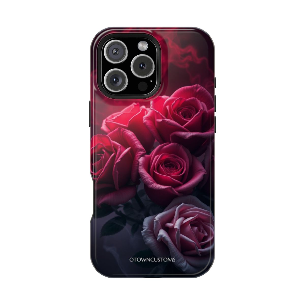 Dark Romantic Roses Velvet Soft Snap