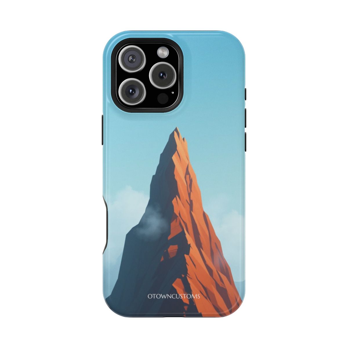 Minimalist Mountain Art Retro Motorsport