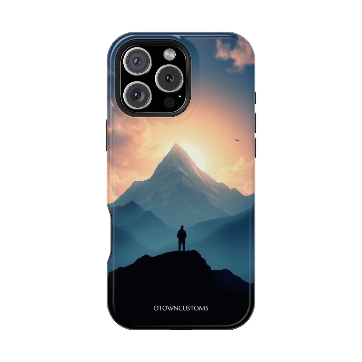 Dramatic Mountain Vista Geometric Landscape