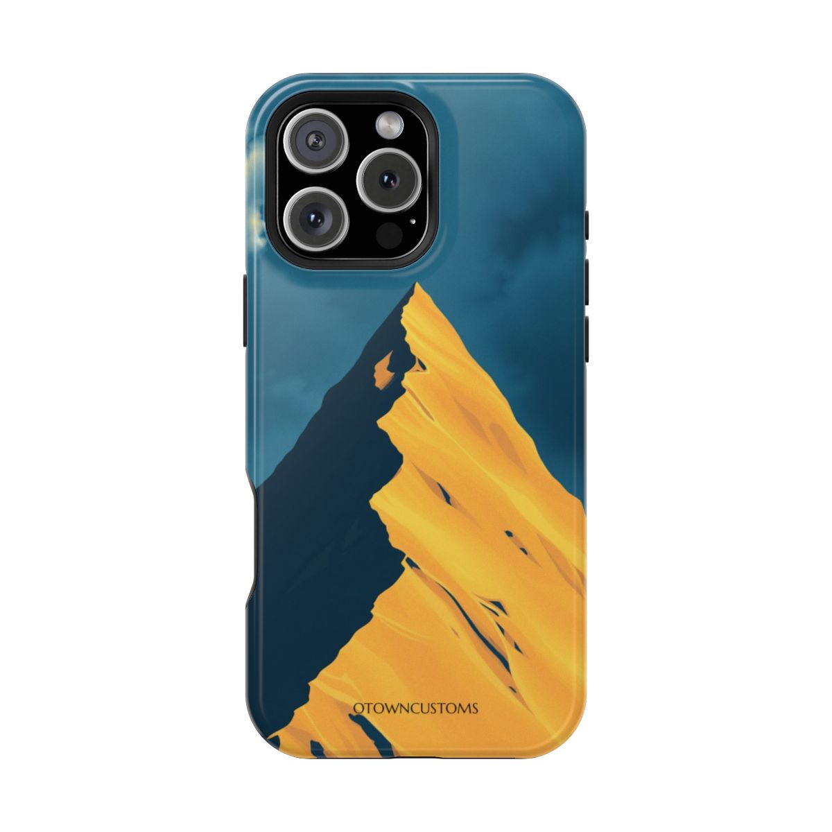 Minimalist Mountain Phone Case Desert Night Luxe Nevada For iPhone