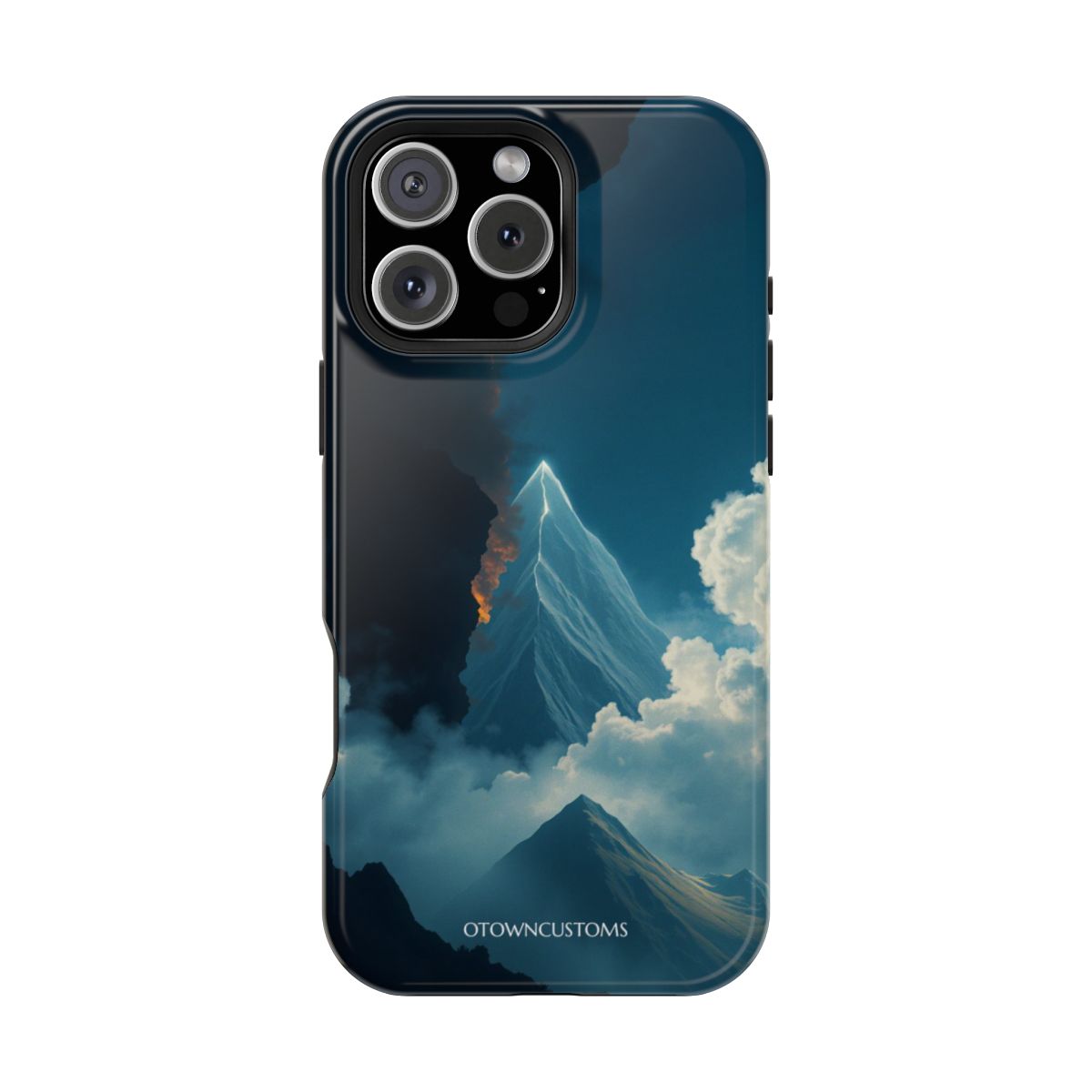 Dramatic Storm Scene Washington Evergreen Rainlight