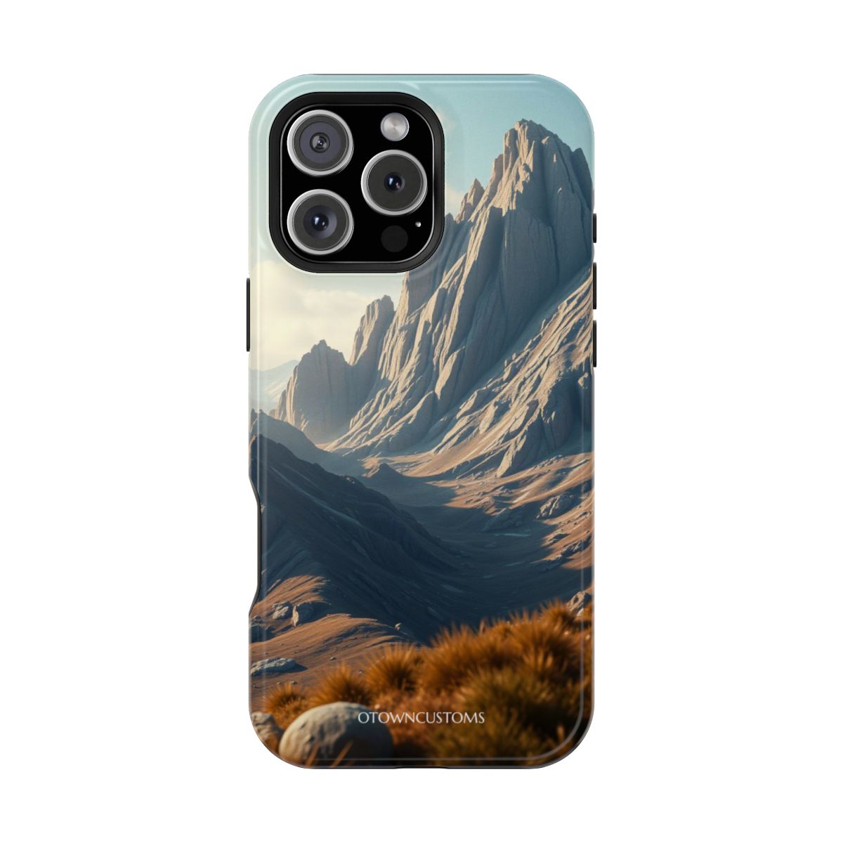 Dramatic Mountain Valley Phone Case North Lake Lodge Wisconsin For iPhone