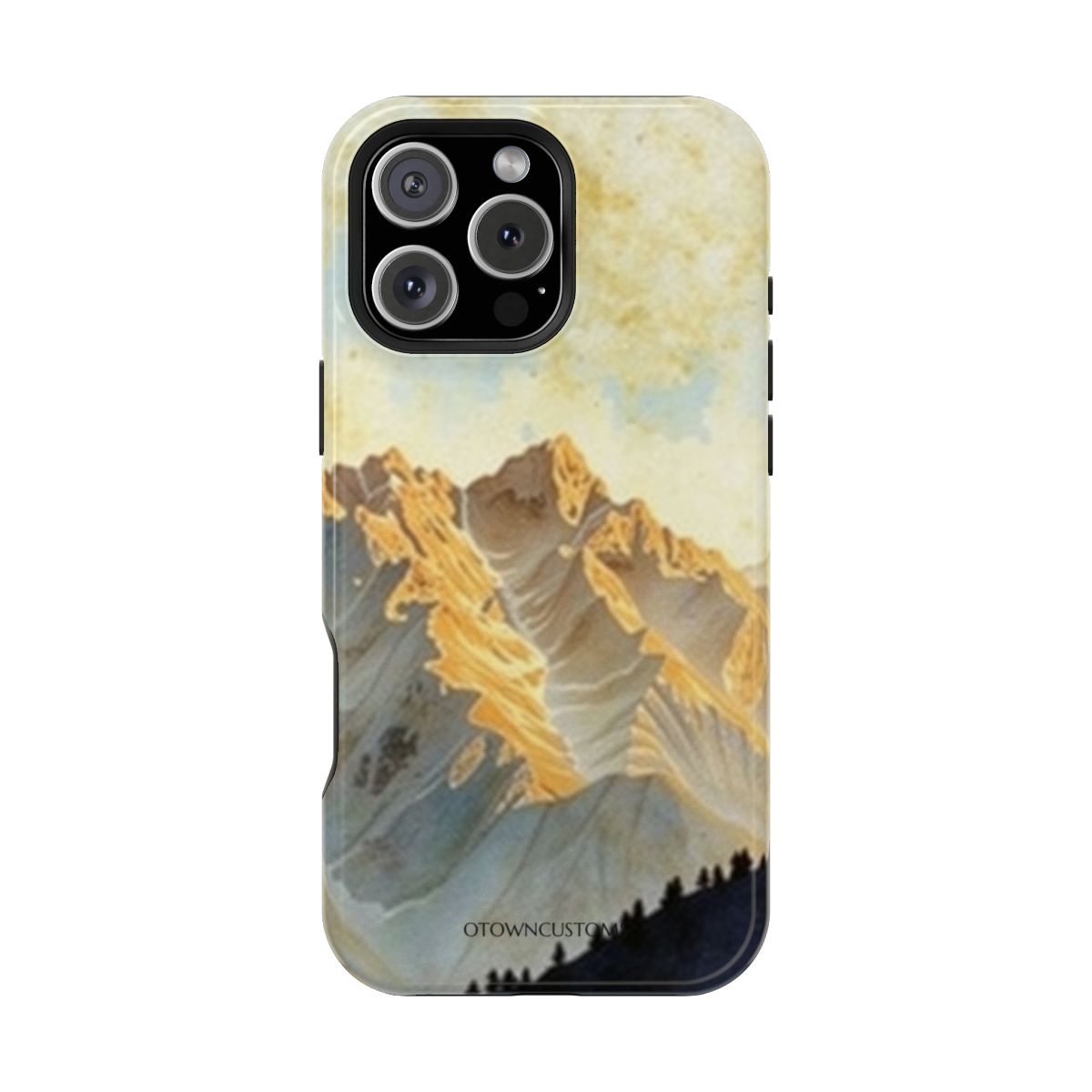 Vintage Mountain Watercolor