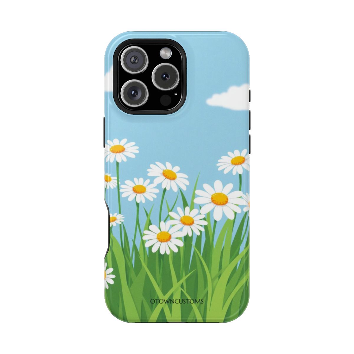 Flat Vector Playful Daisy Chain Floral
