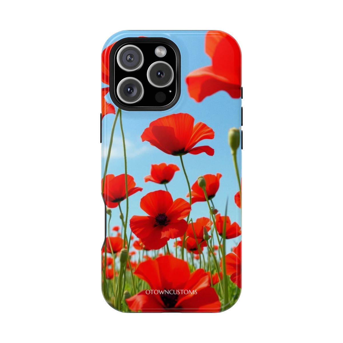 Vibrant Floral Field Poppy Statement
