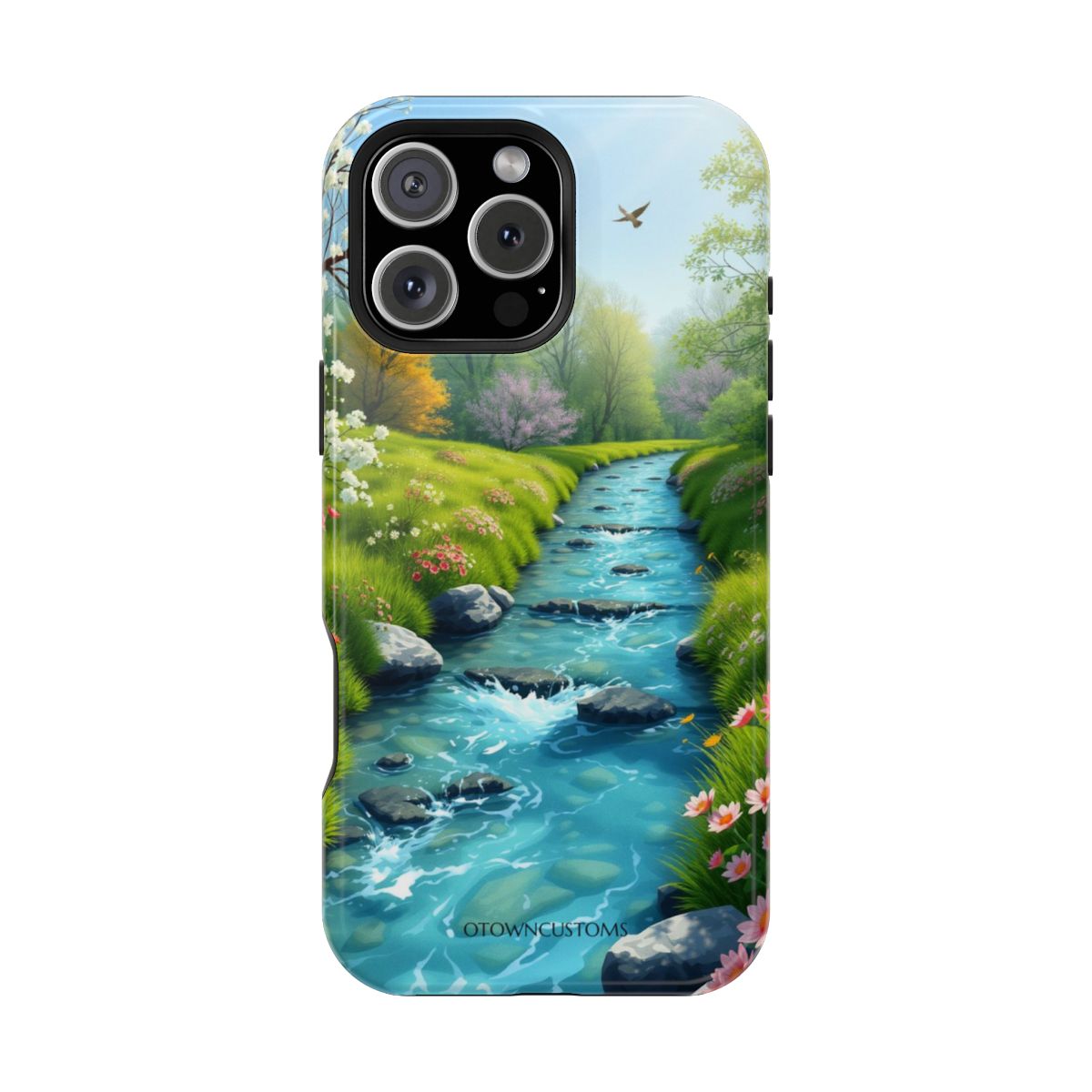 Vibrant Spring Stream Nature Flow