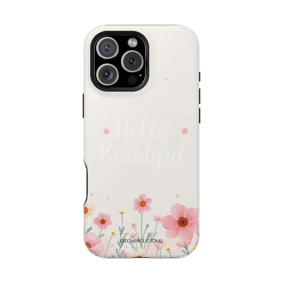 Soft Floral Hello Beautiful Compliment