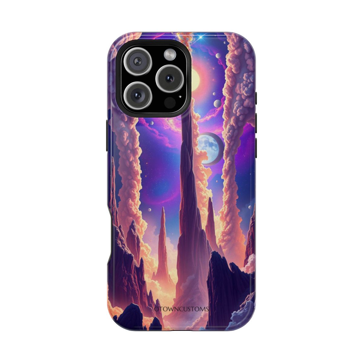 Pillars of Creation Cosmic Fantasy Landscape