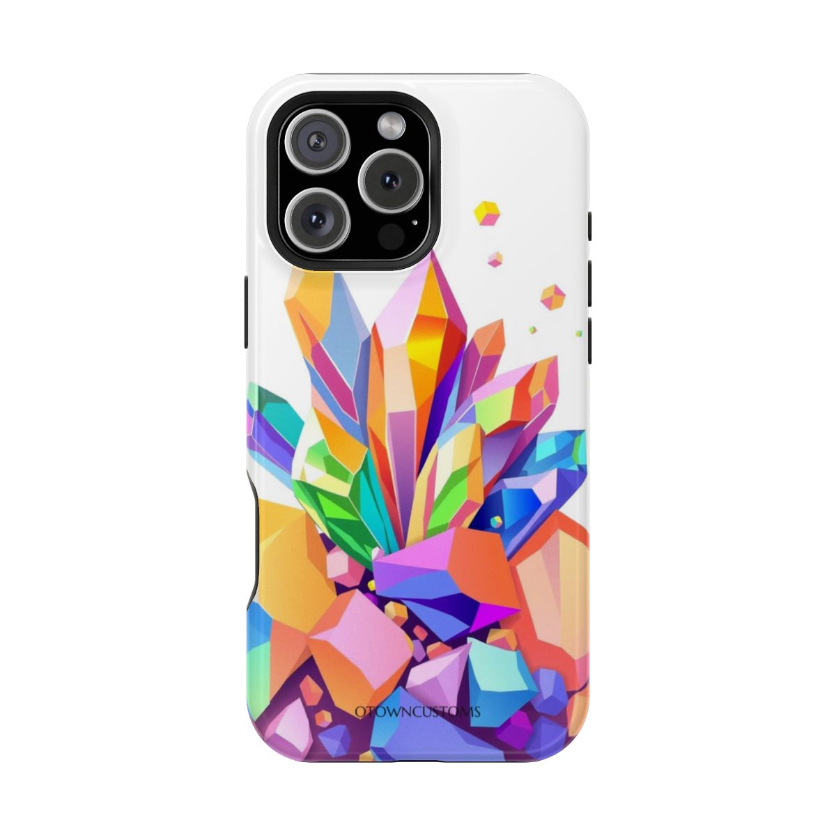 Vibrant Geometric Crystals Bismuth Rainbow