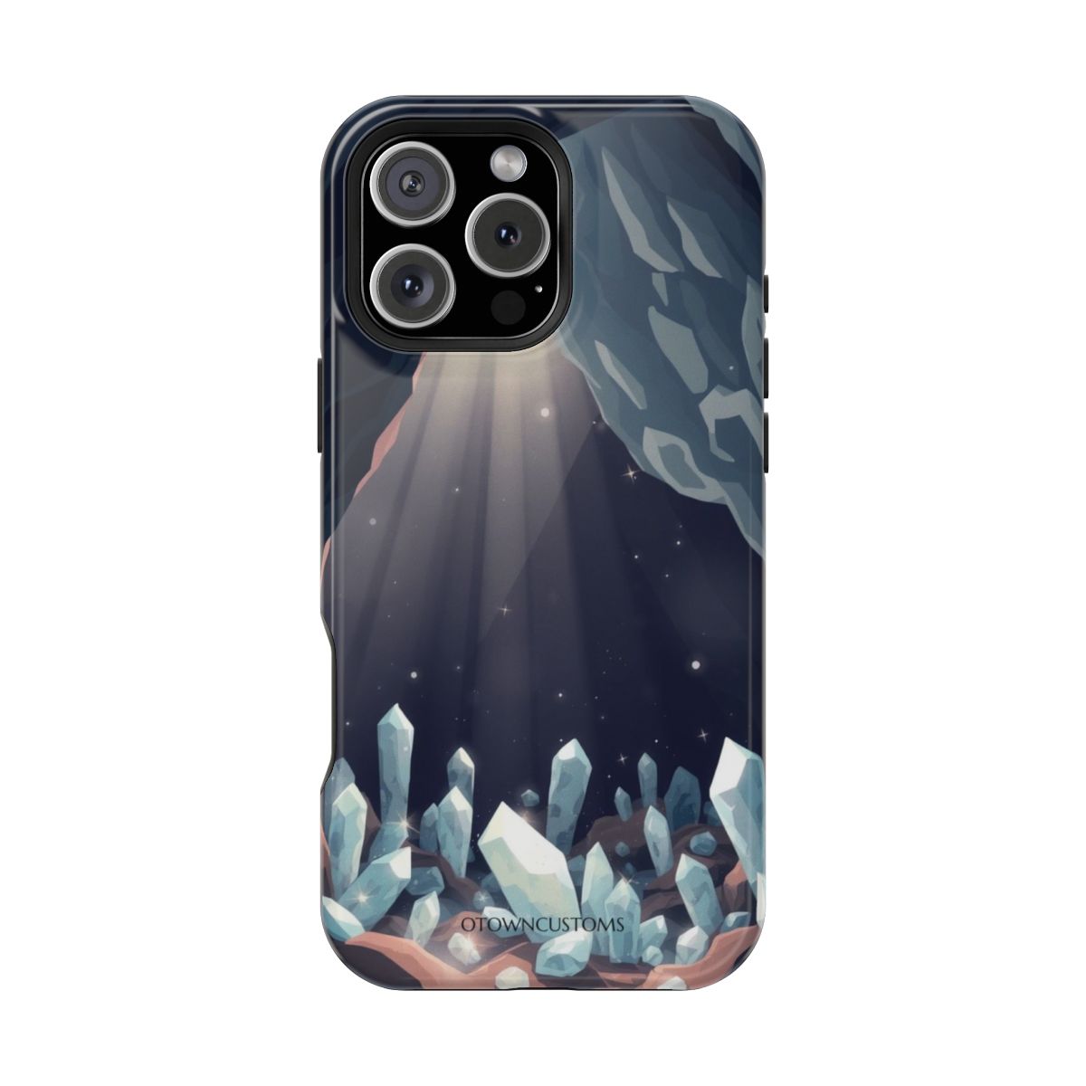 Low Poly Quartz Cave Mystic Ethereal