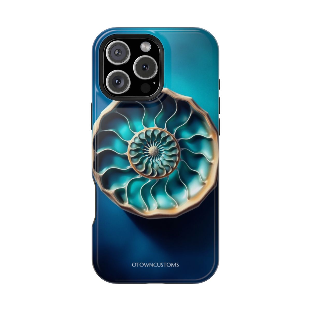 Nautilus Shell Abstract Oceanic Inspiration