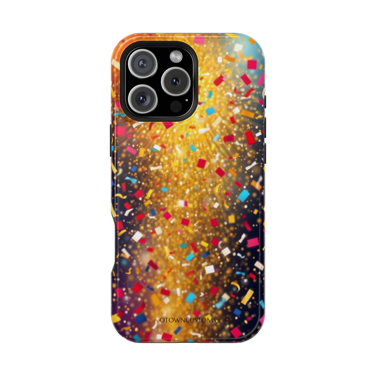 Festive Confetti Explosion New Year