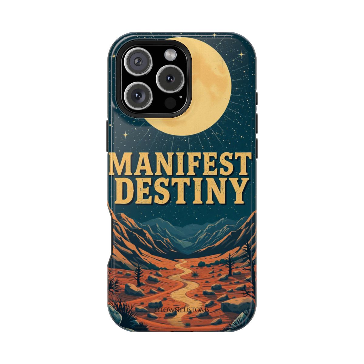 Manifest Destiny Vintage Poster Desert