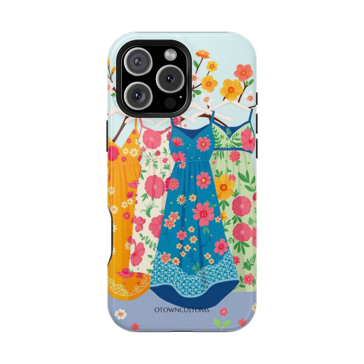 Summer Floral Sundress Folk Art