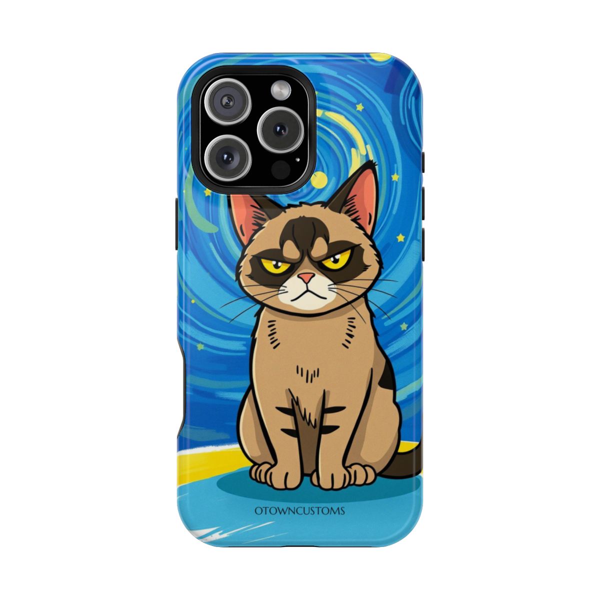 Grumpy Cat Starry Night Van Gogh