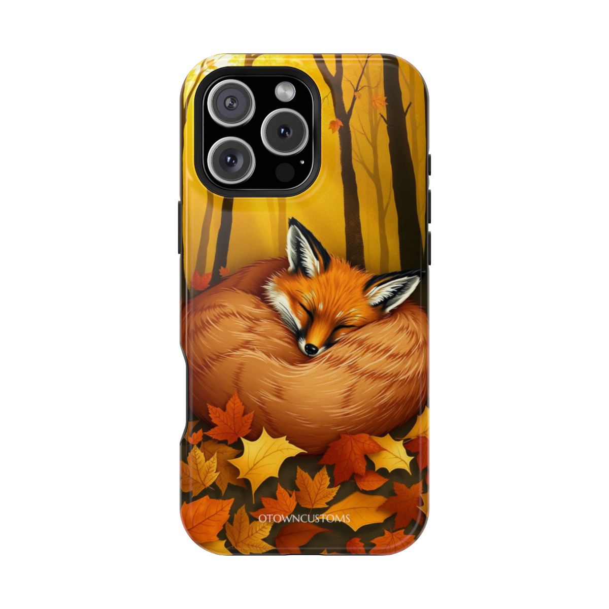Autumn Forest Fox Sleeping
