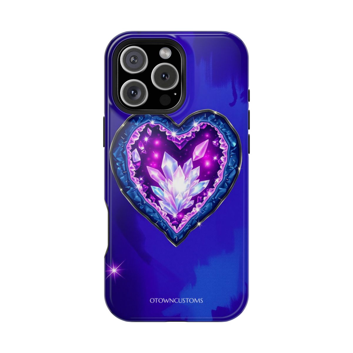 Gemstone Heart Crystalline Geode