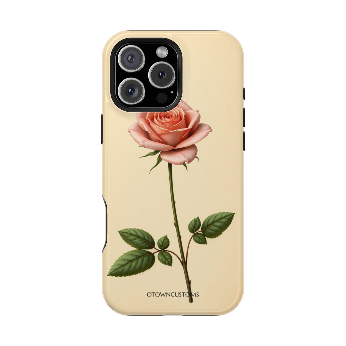 Vintage Rose Realistic Botanical