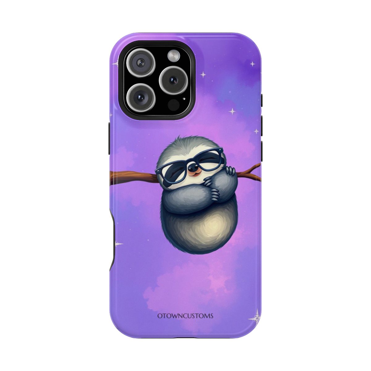Cosmic Sloth Whimsical Cartoon