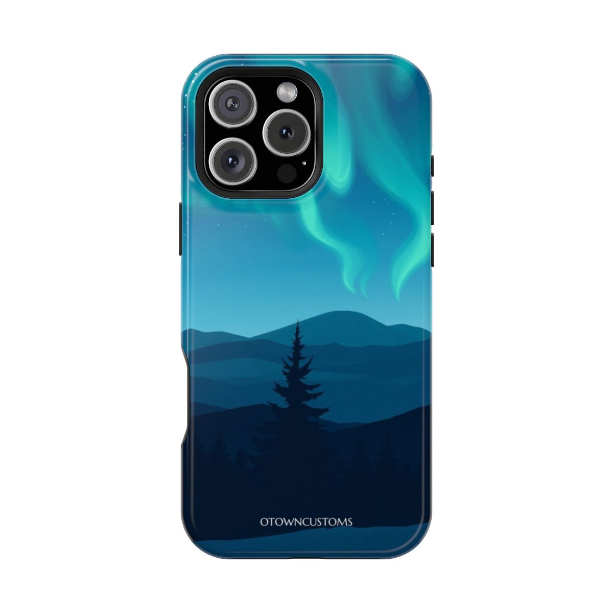 Minimalist Aurora Northern Lights
