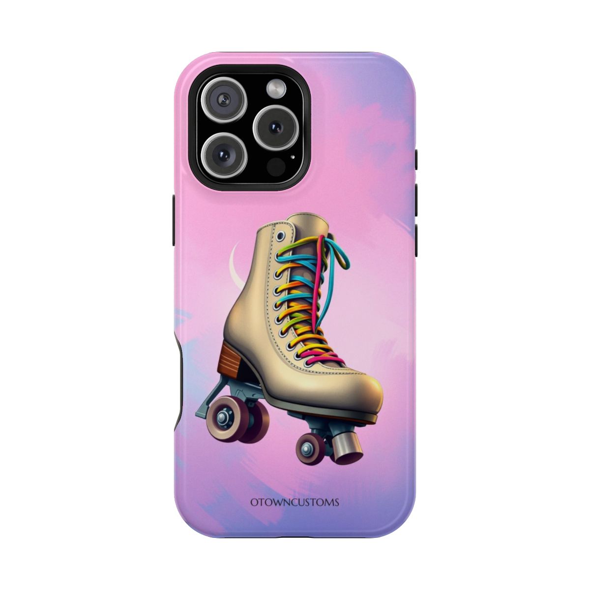 Retro Roller Skate Stylized Illustration