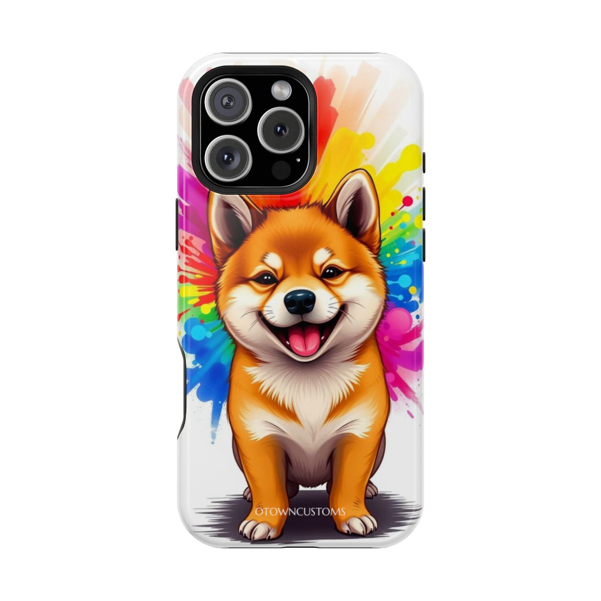Cute Shiba Rainbow Splash
