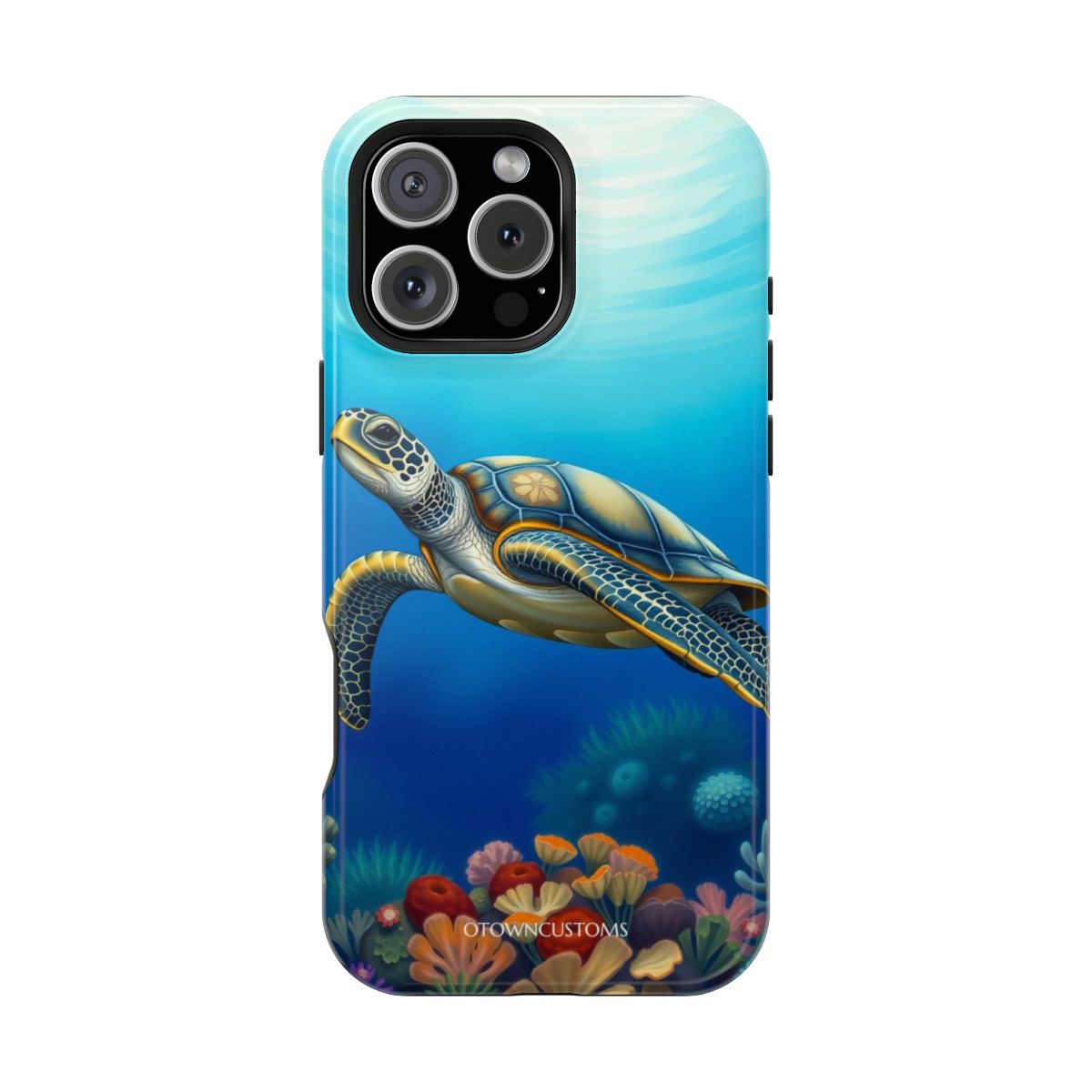 Mystical Sea Turtle Underwater Wildlife