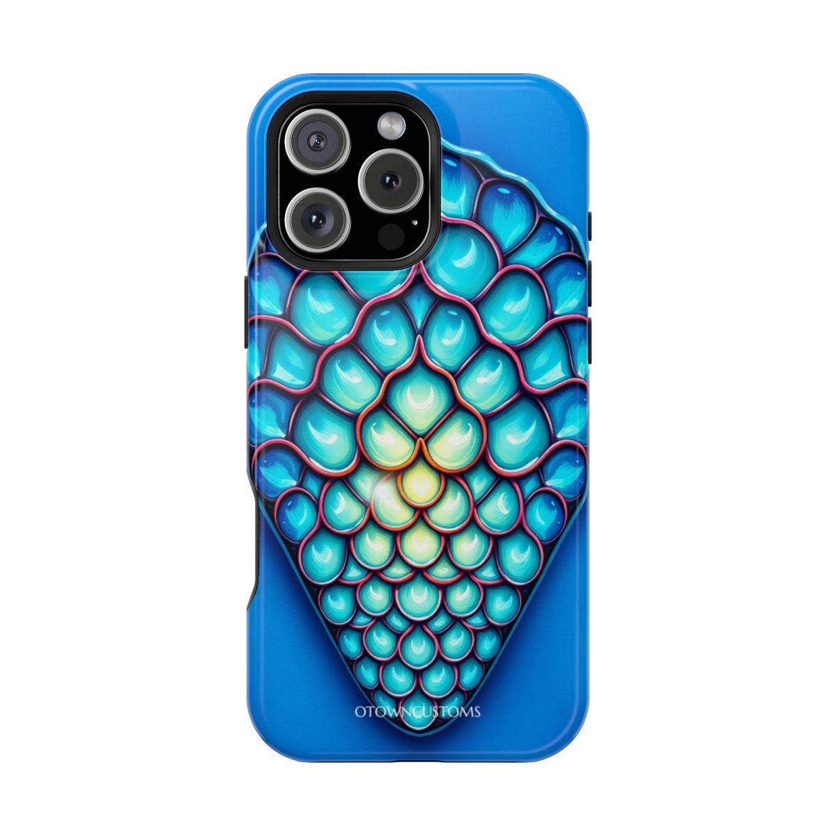 Shimmering Mermaid Scales Abstract