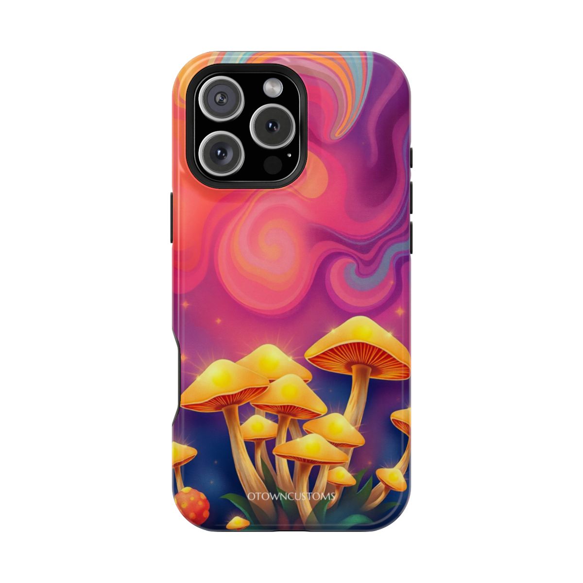 Psychedelic Mushroom Garden Trippy Art