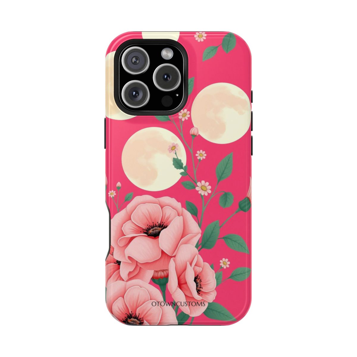 Soft Floral Watercolor Moon Phases