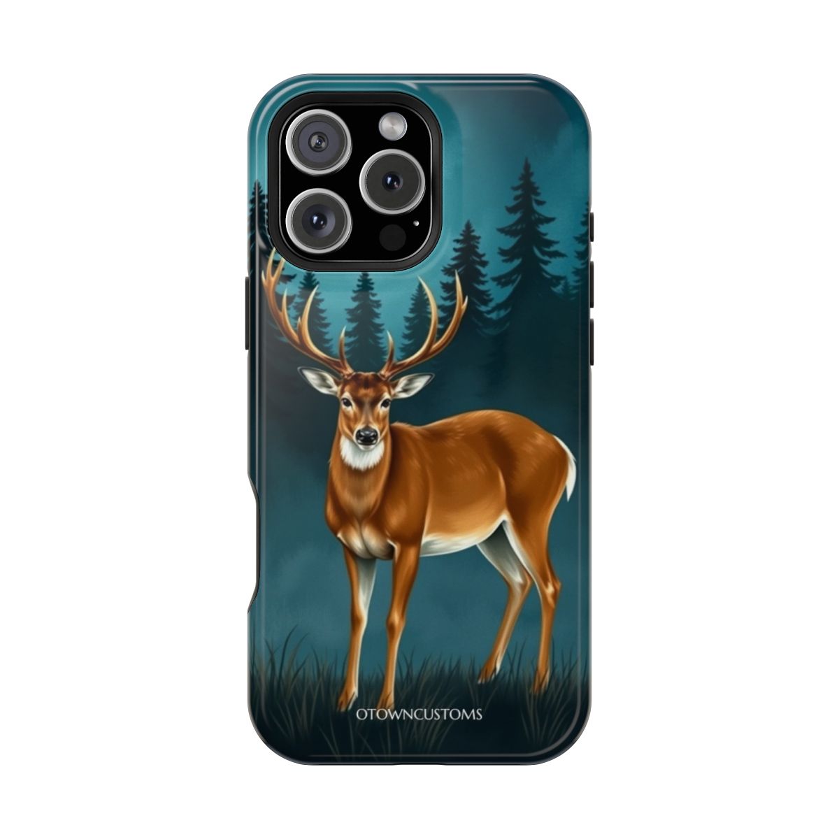 Moonlit Forest Deer