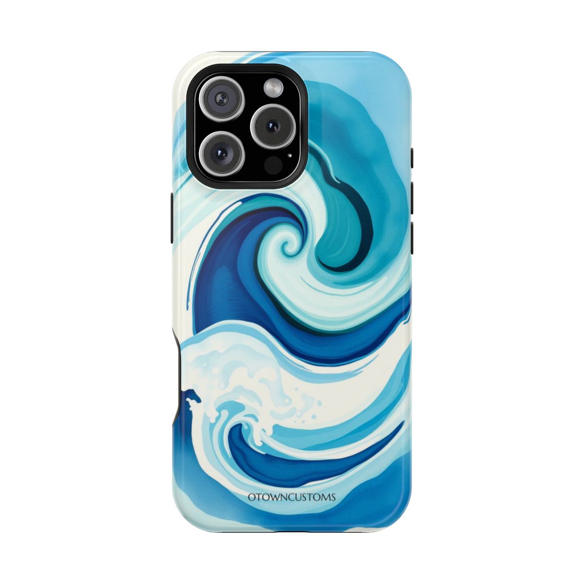 Abstract Ocean Wave Art
