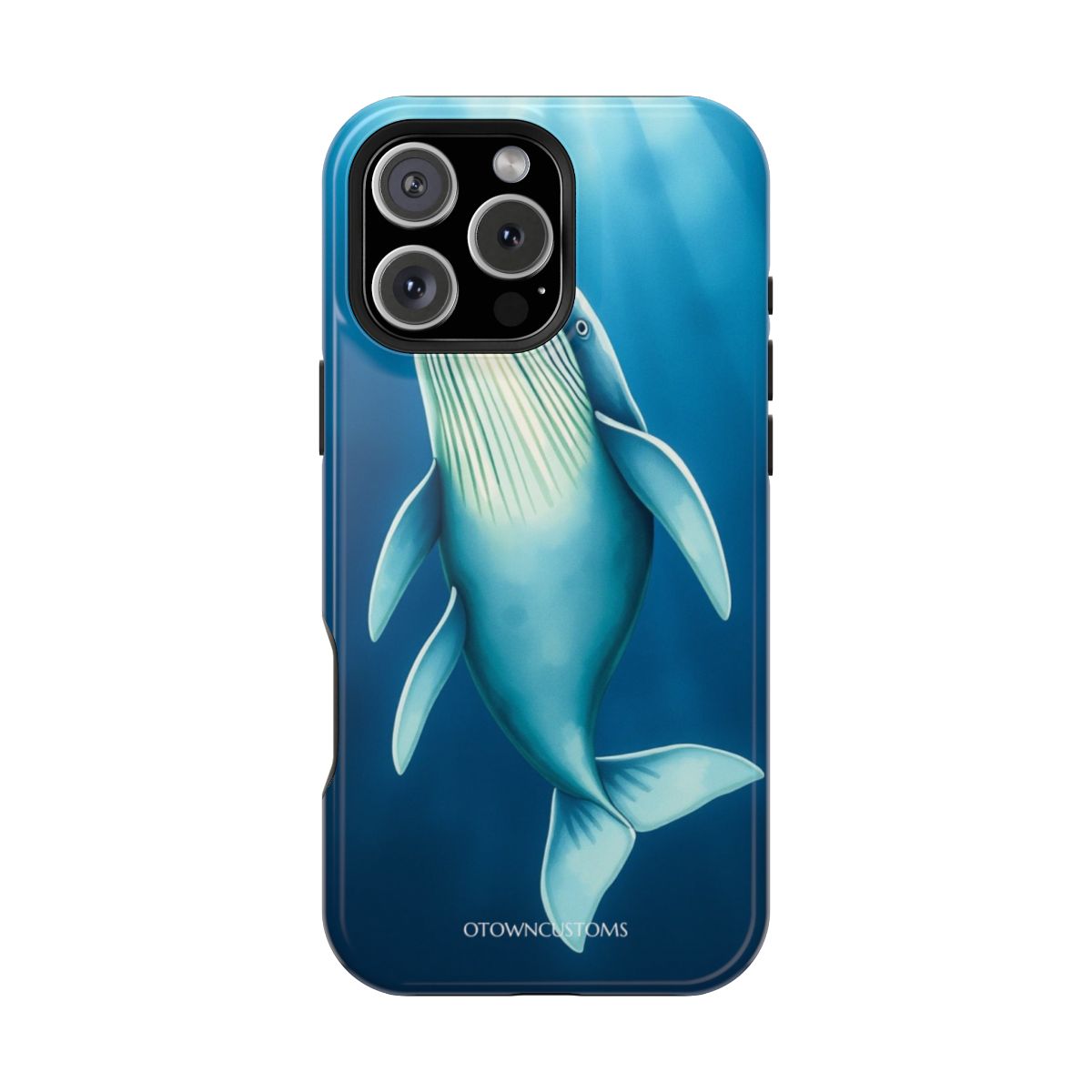 Stylized Watercolor Whale Symphony