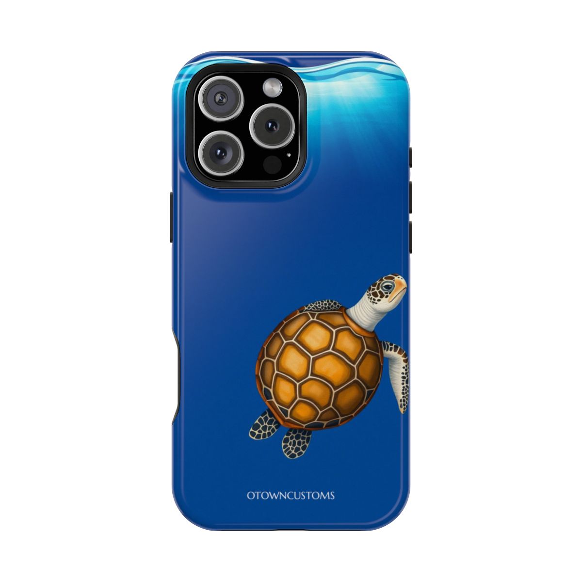 Oceanic Turtle Illustration