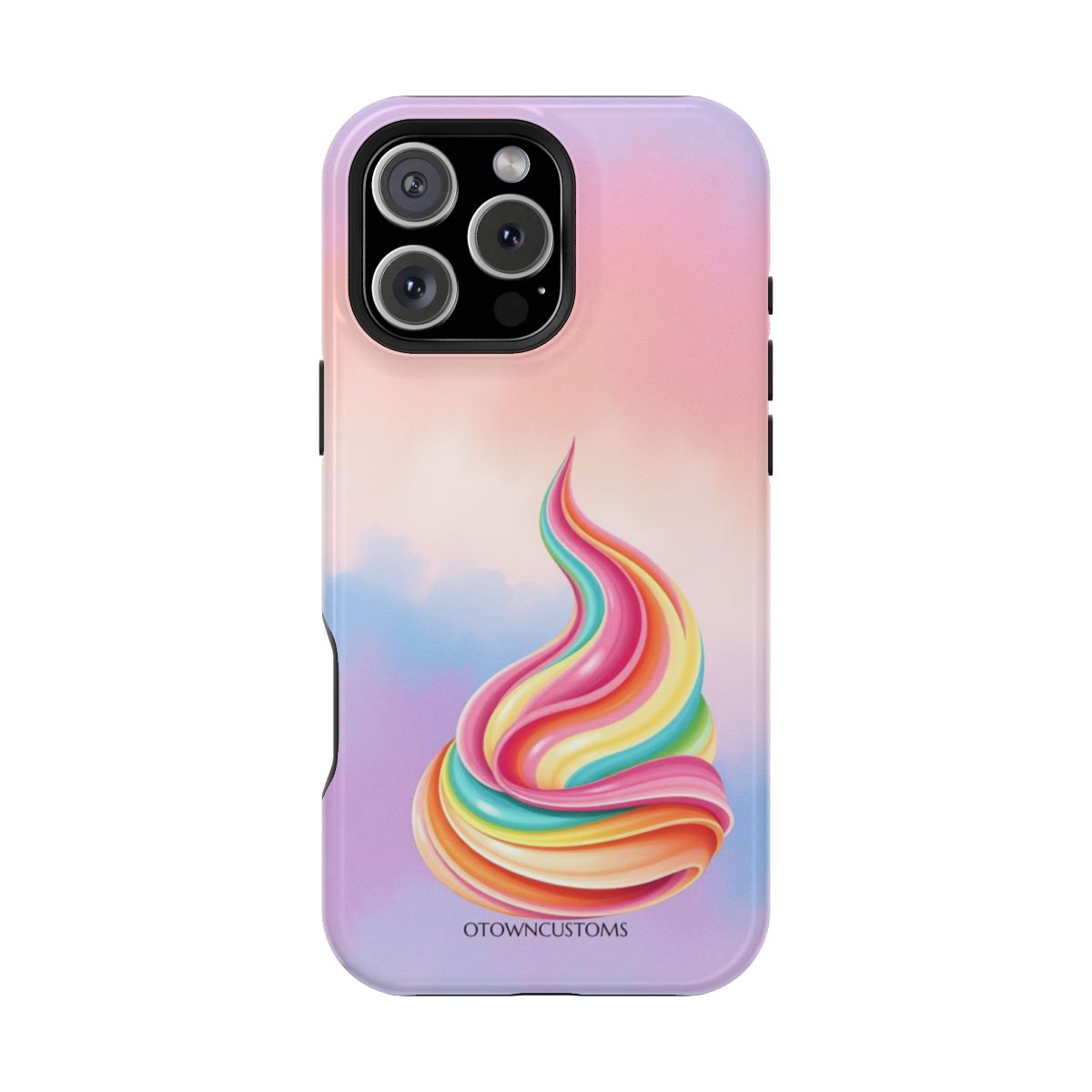 Rainbow Sherbet Abstract Swirl