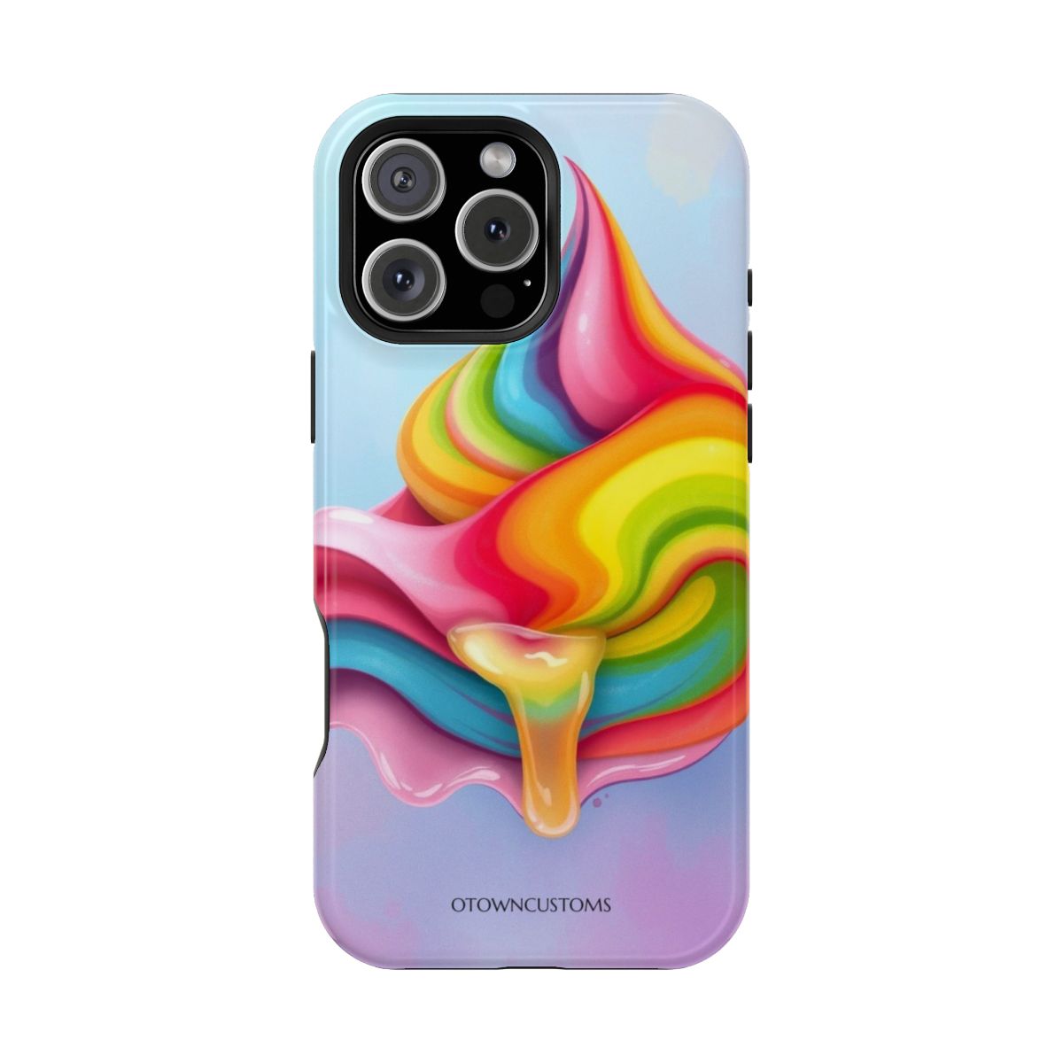 Rainbow Sherbet Swirl Candy Drip