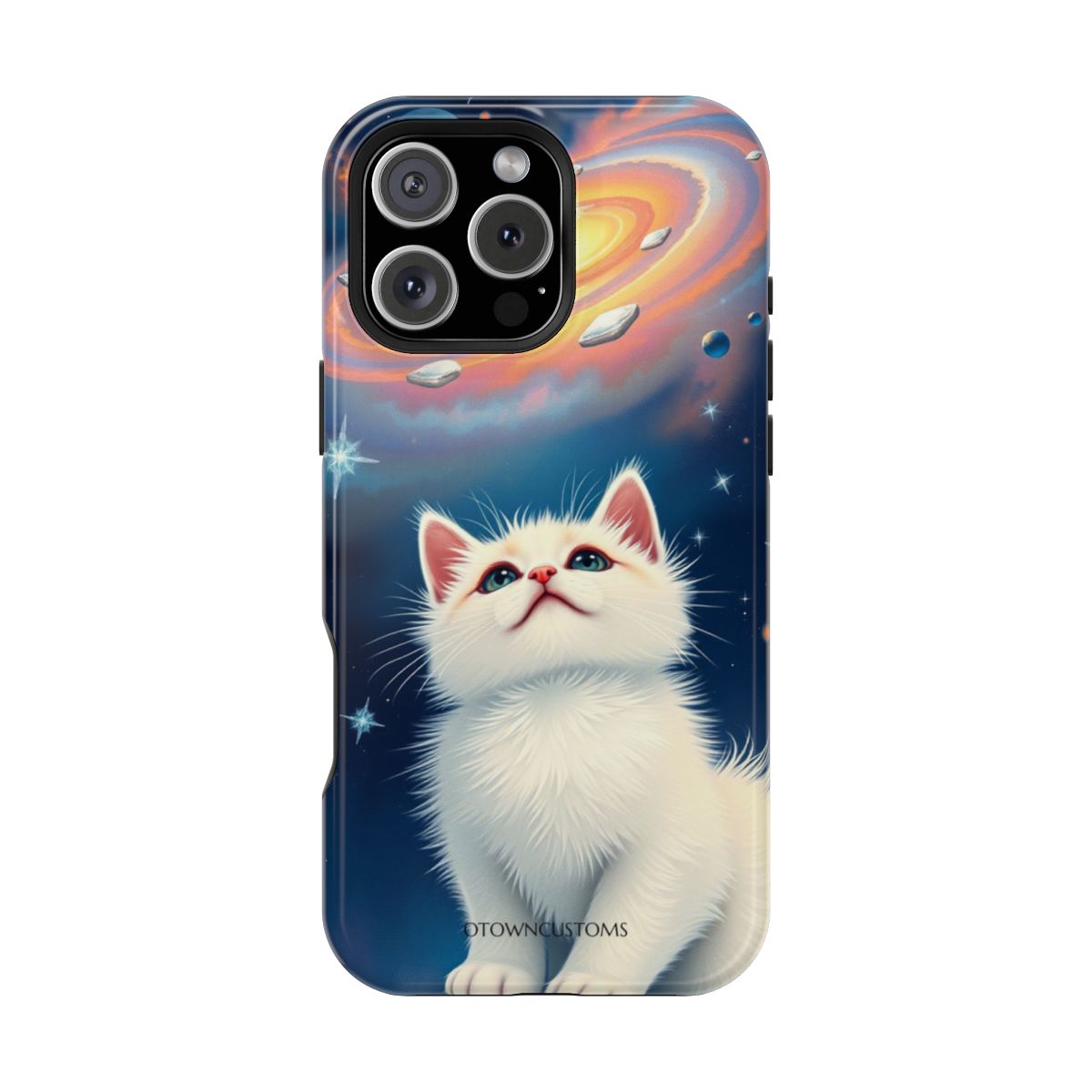 Whimsical Cosmic Kitten Space