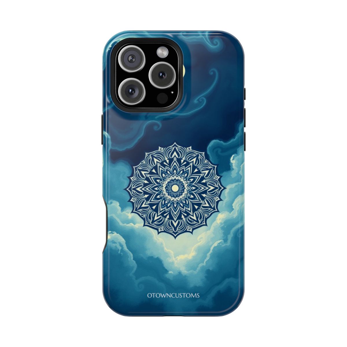 Mystic Moonlit Mandala Clouds