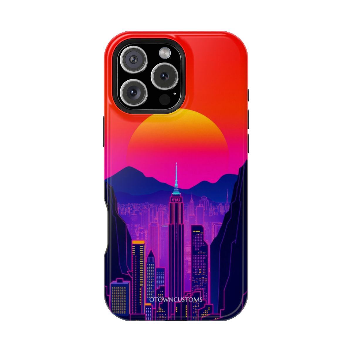 Retro Sunset Synthwave Arcade