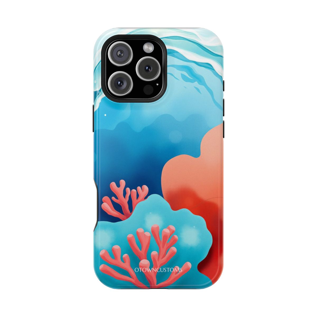 Abstract Coral Reef Wave