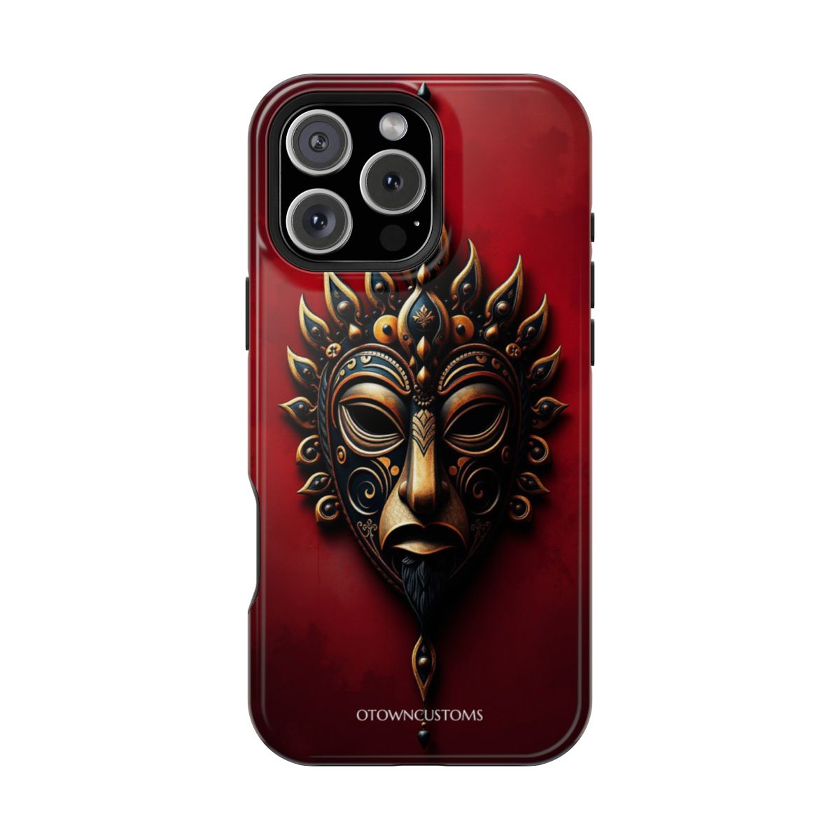 Ornate Tribal Mask Totem