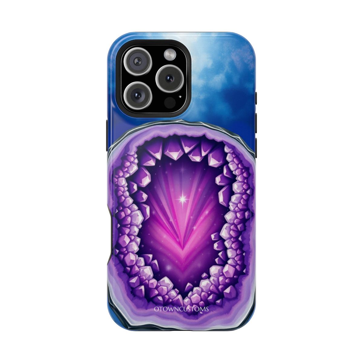 Gemstone Illustration Crystalline Geode Interior