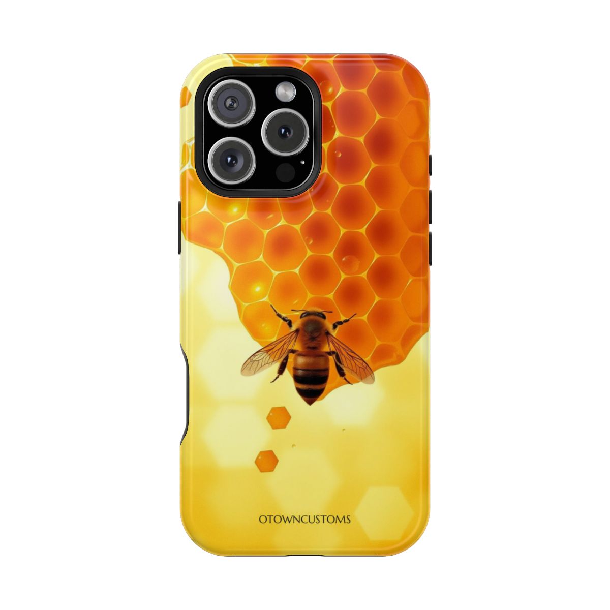 Sweet Honeycomb Bee Macro Photography