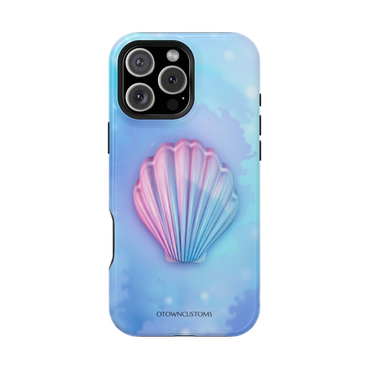 Iridescent Seashell Glittering Mermaid